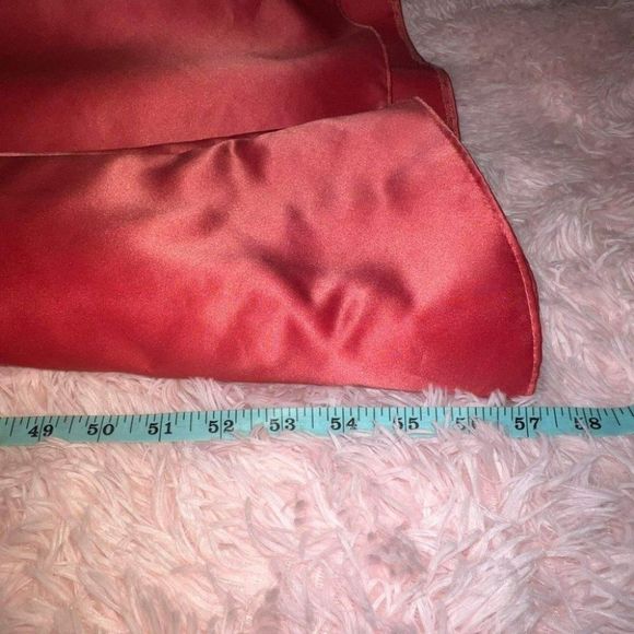 Jessica McClintock for Gunne Sax Coral Pink Halter Gown Dress Size 3/4 - Picture 13 of 14